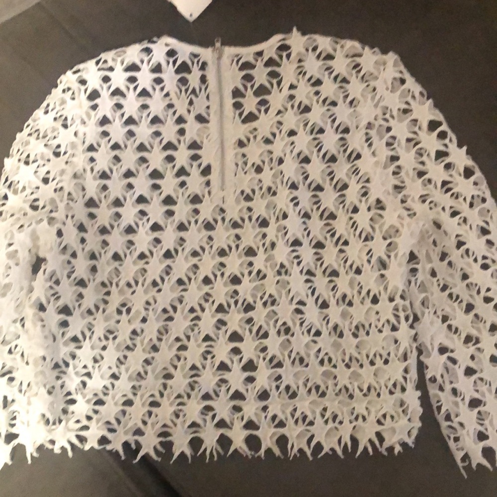 Star cutout top